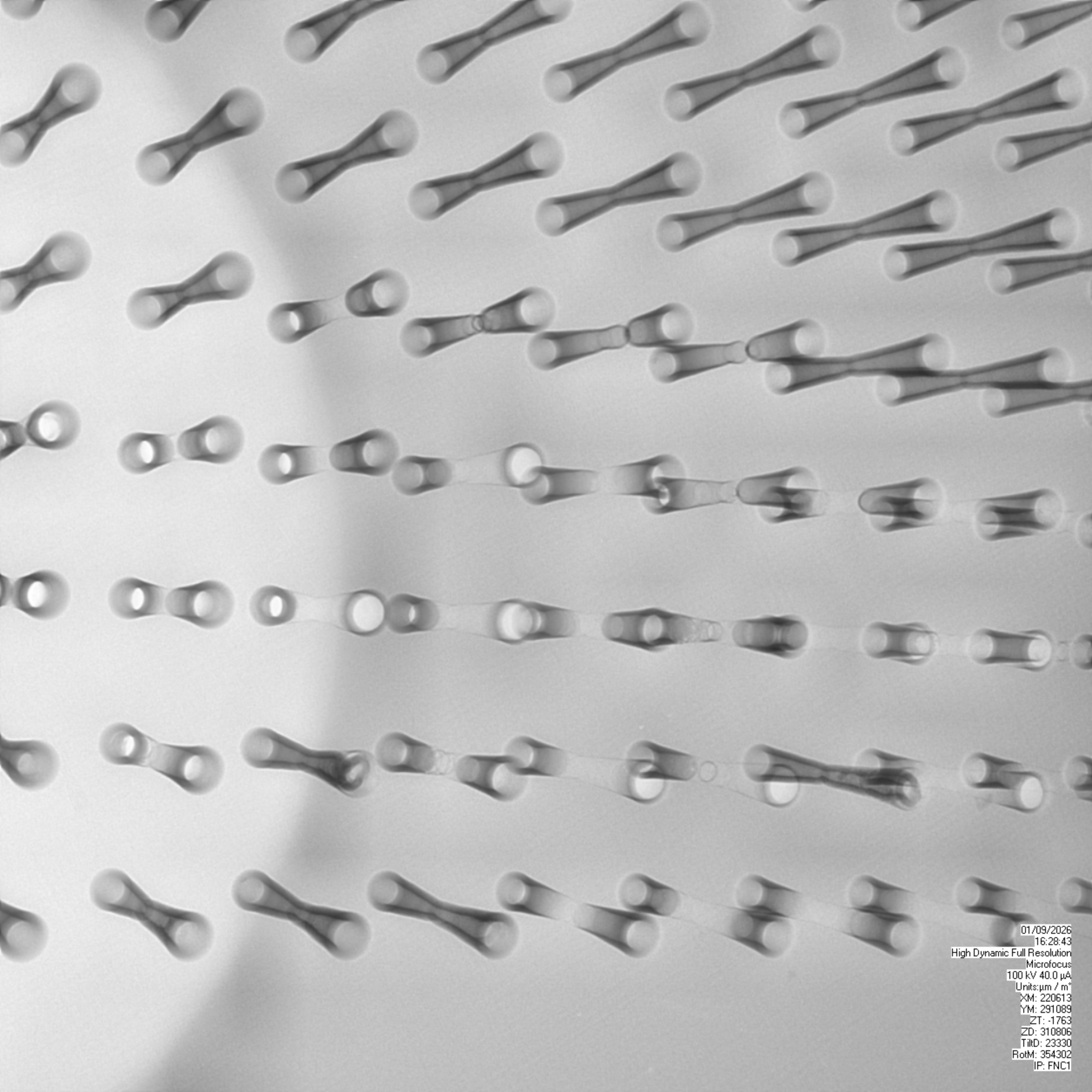 YXLON依科視朗X光機(jī)Cheetah EVO清晰檢測直徑50微米的TGV玻璃通孔